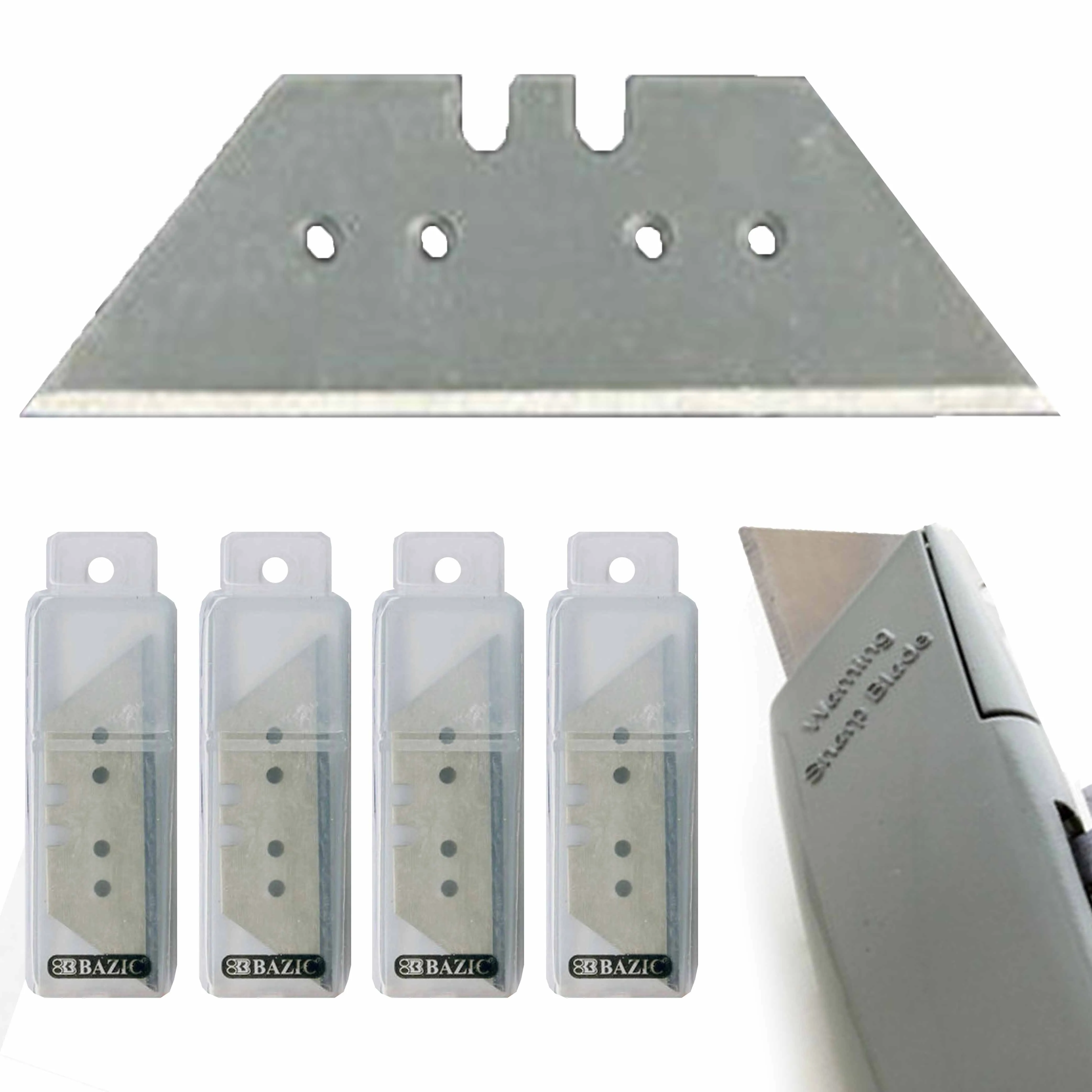 32 Pc Replacement Utility Knife Blades Standard Refills Box Cutter Razor Tool