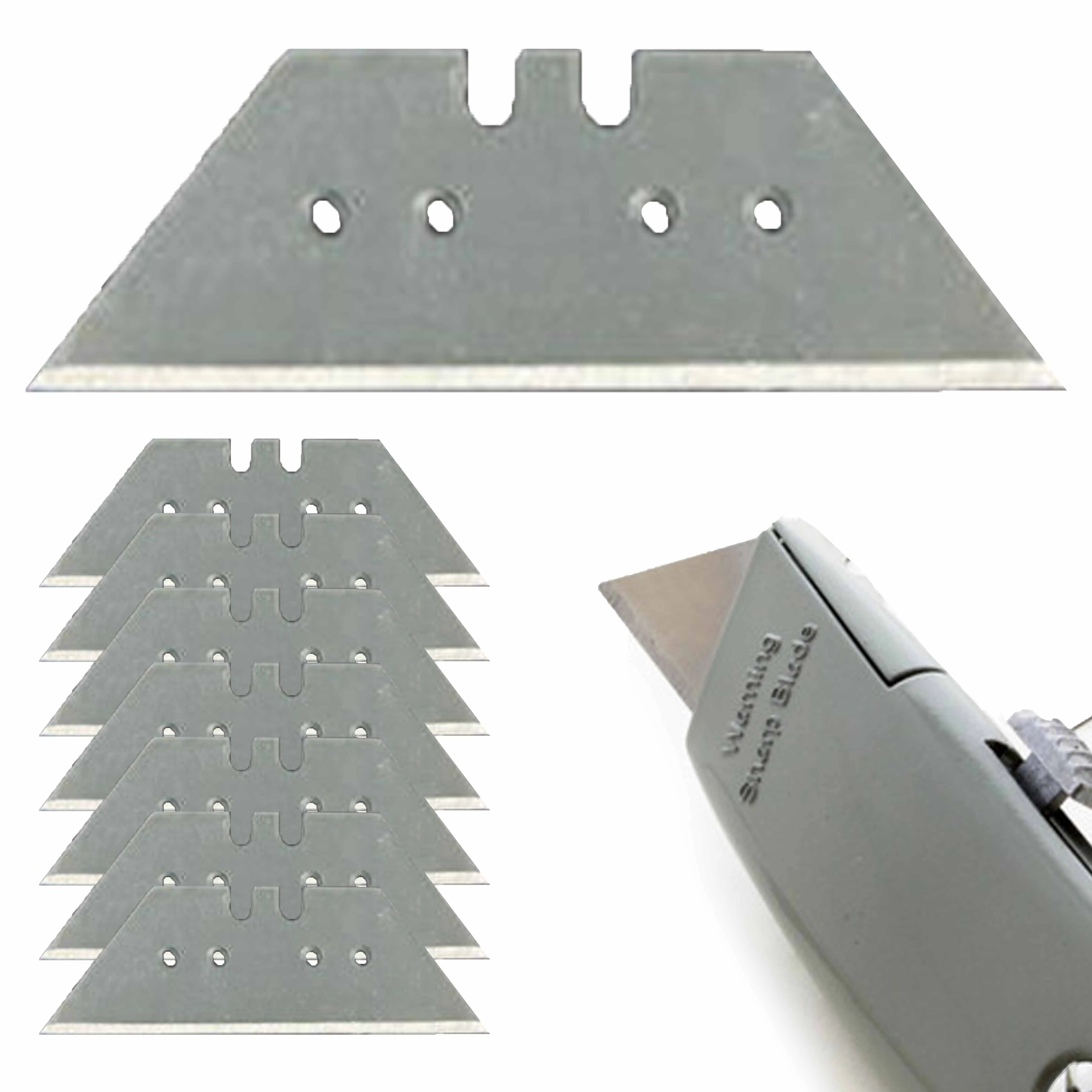 32 Pc Replacement Utility Knife Blades Standard Refills Box Cutter Razor Tool