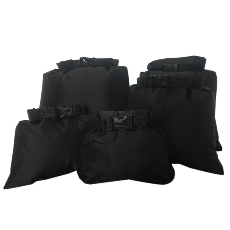 5pcs Waterproof Dry Bag For Camping Drifting Hiking Swimming Rafting Kayaking River Trekking Bags Outdoor Storage Pack Sack