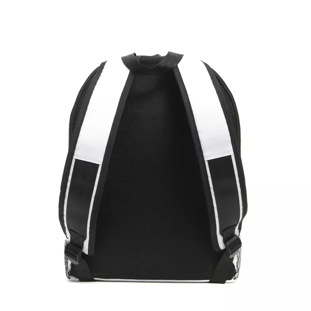 Automobili Lamborghini Exquisite White Backpack with Sleek Zip Closure