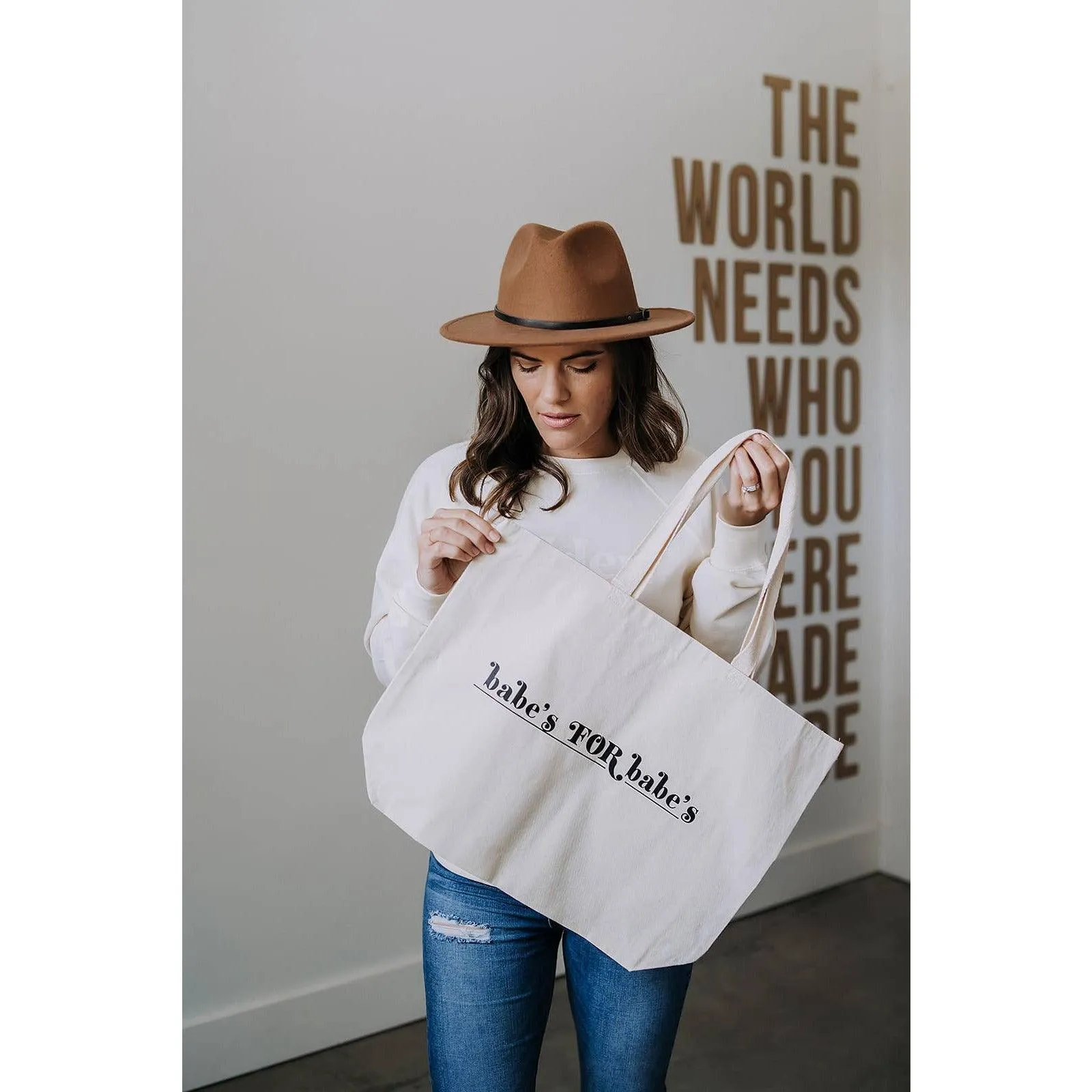 Babes Supporting Babes - Jumbo Market Tote