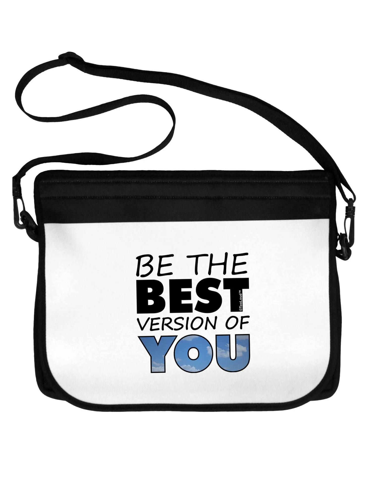 Be The Best Version Of You 15&#x22; Dark Laptop / Tablet Case Bag by TooLoud