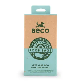 Beco Mint Scented Poop Bags - Big, Strong & Leak Proof