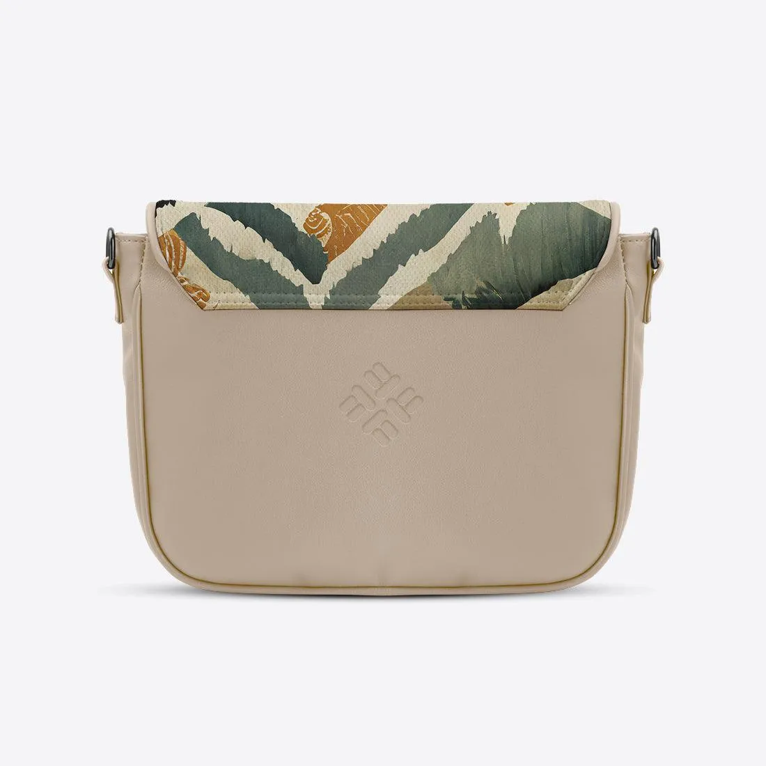 Beige Messenger Crossbody  Shapes