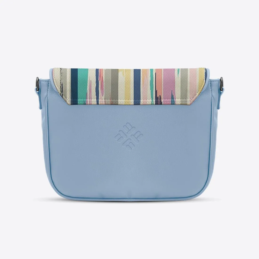 Blue Messenger Crossbody Lines