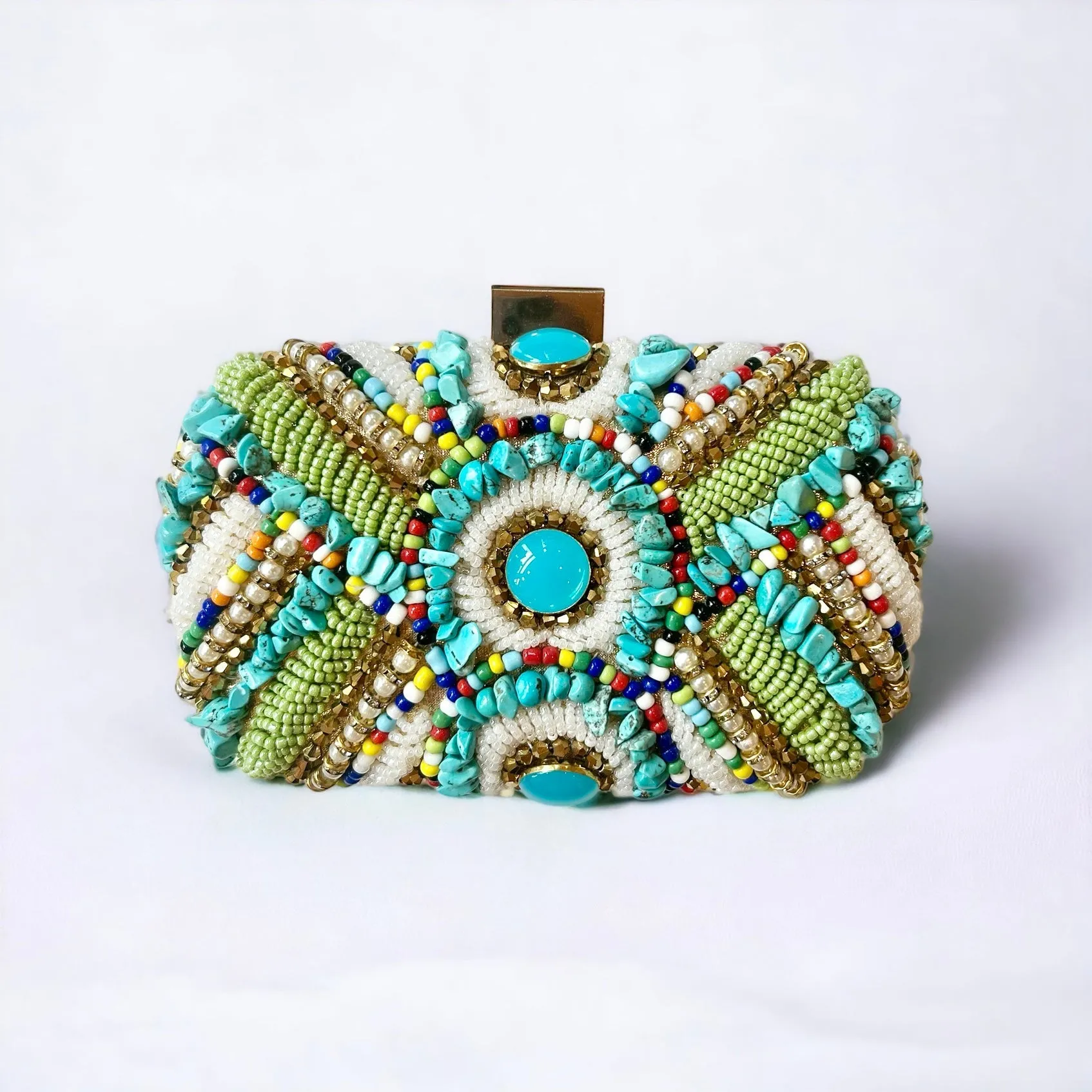 Boho Mamma Beaded & Jeweled Clutch