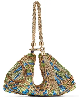 Callie Crystal Bag in Clorofilla