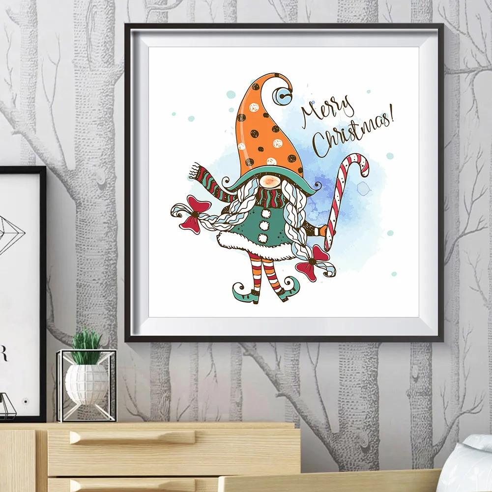 Cartoon Santa - Full Round Drill Diamond Painting 30*30CM