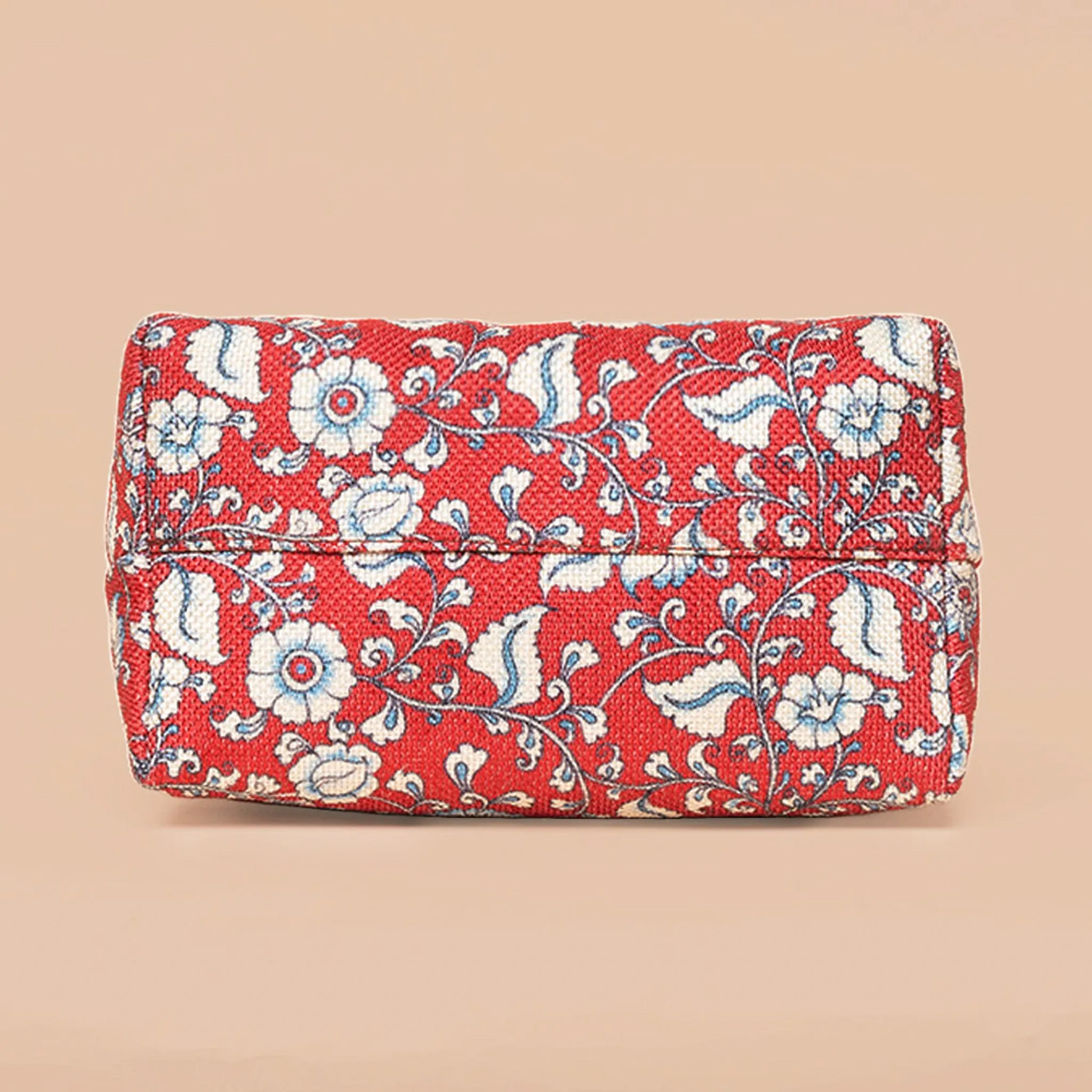 Chittoor Red Kalamkari Flap Sling Bag