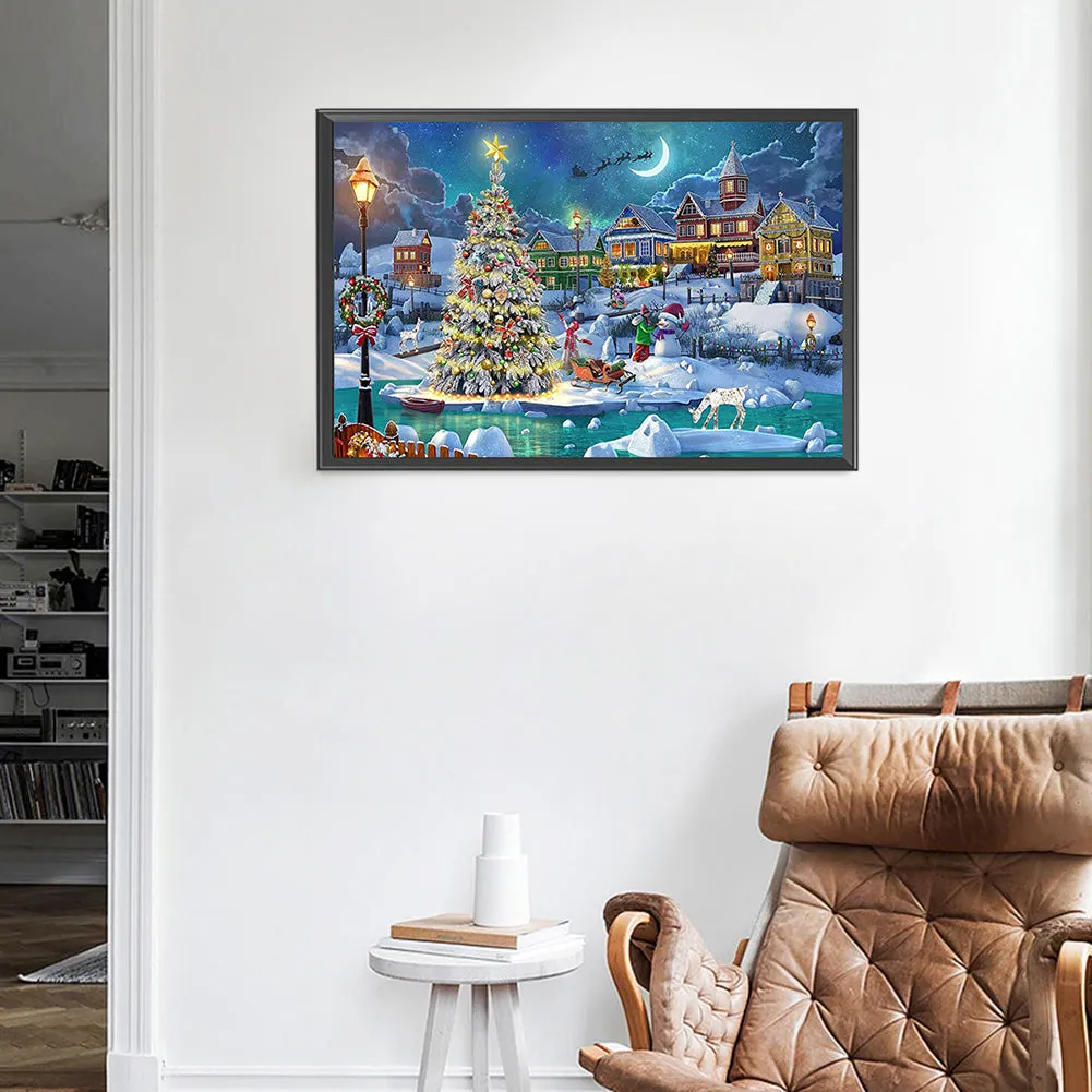 Christmas Celebration - Full Round Drill Diamond Painting 60*40CM