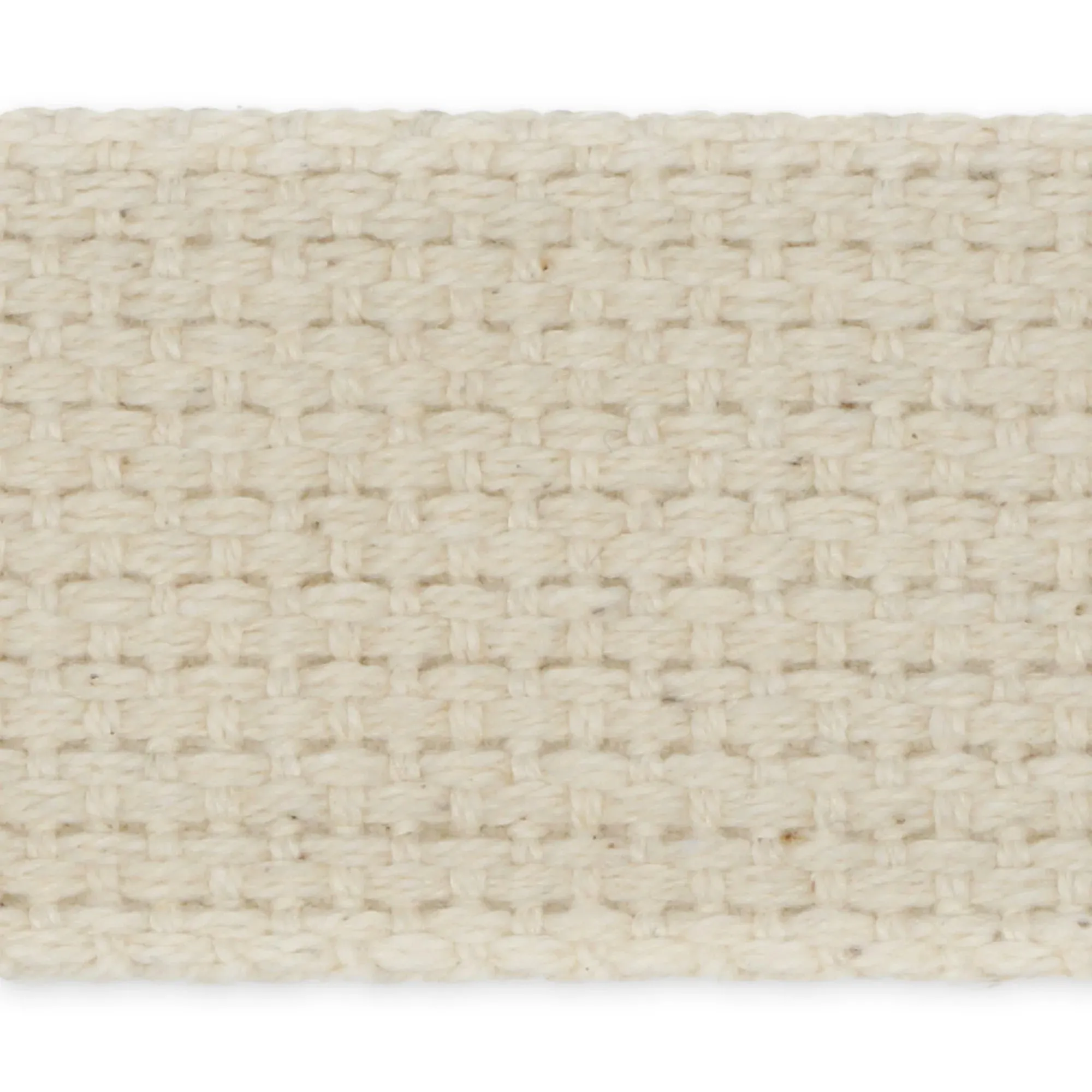 Cotton Webbing - Natural - 1.25" (32mm)