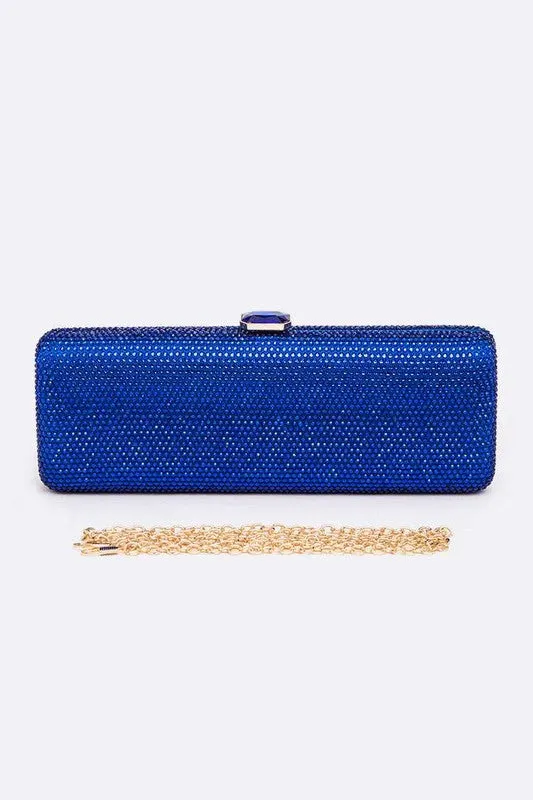 Crystal Pave Box Clutch