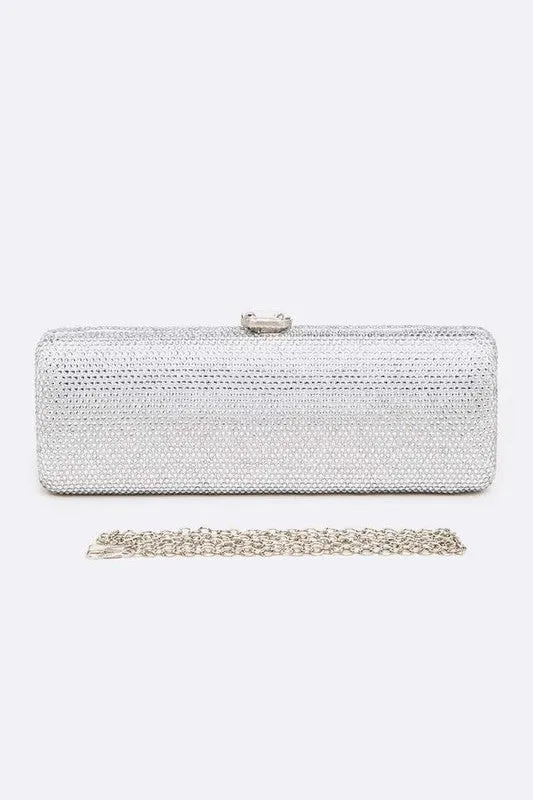 Crystal Pave Box Clutch