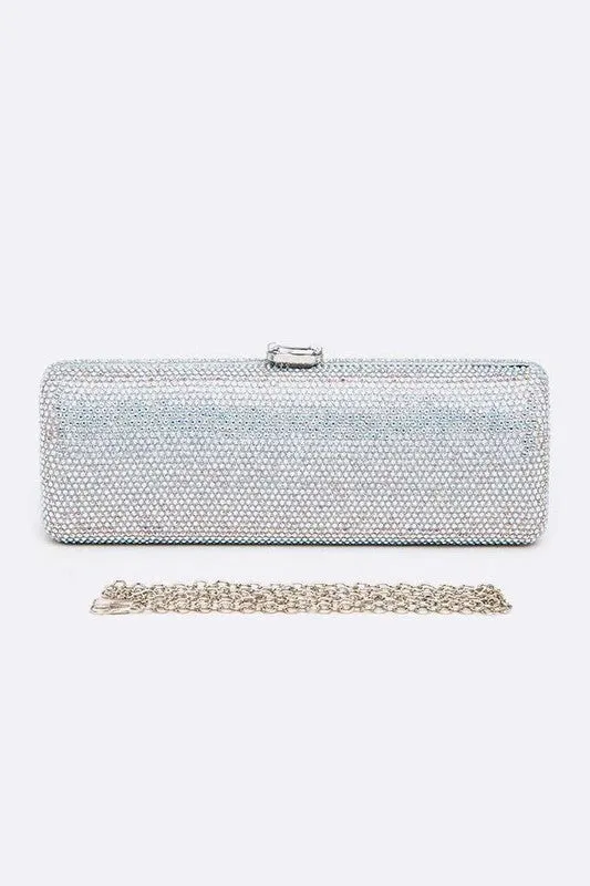Crystal Pave Box Clutch