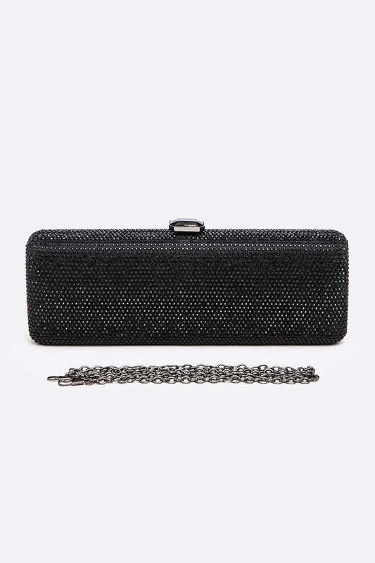 Crystal Pave Box Clutch