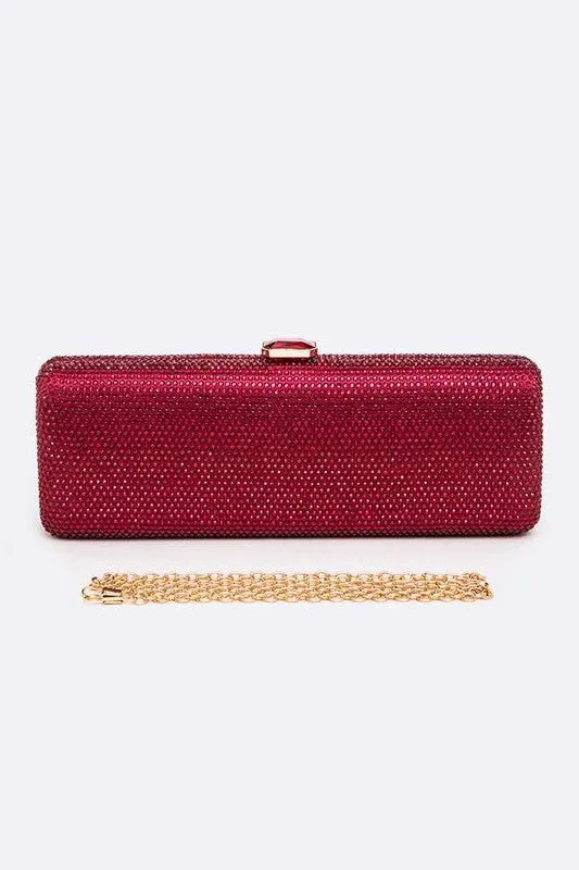 Crystal Pave Box Clutch