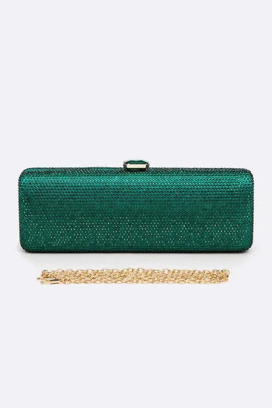 Crystal Pave Box Clutch