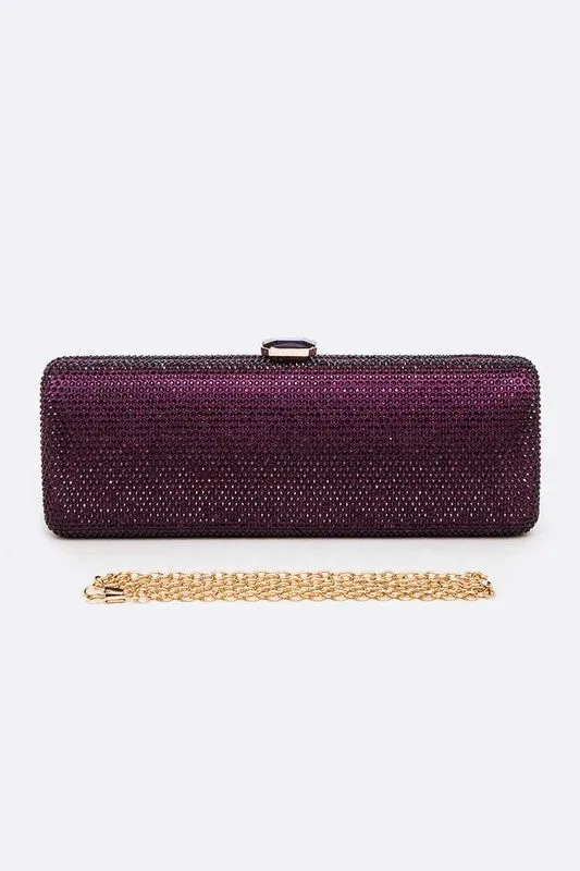 Crystal Pave Box Clutch