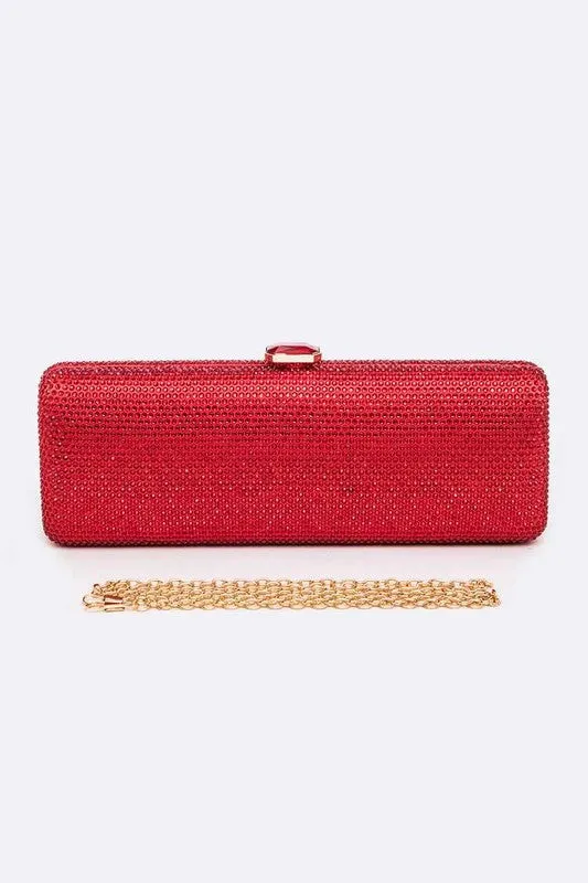 Crystal Pave Box Clutch