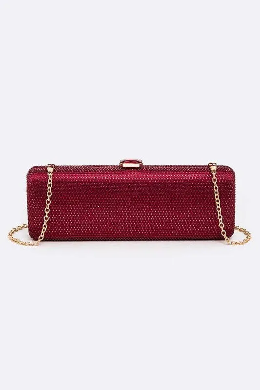 Crystal Pave Box Clutch