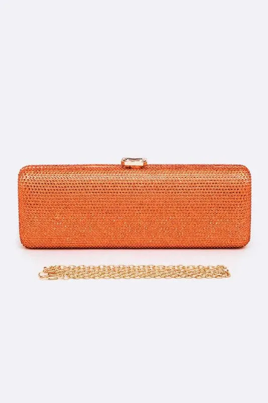 Crystal Pave Box Clutch