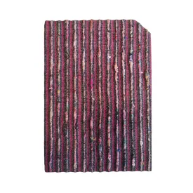Donna Del Lago Costume Fabric Notebook A5 - Purple Stripe