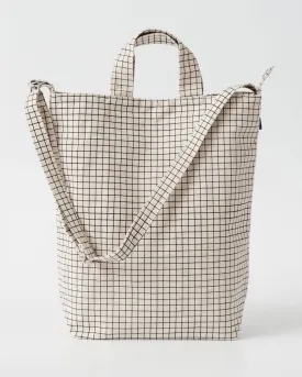 Duck Bag Natural Grid