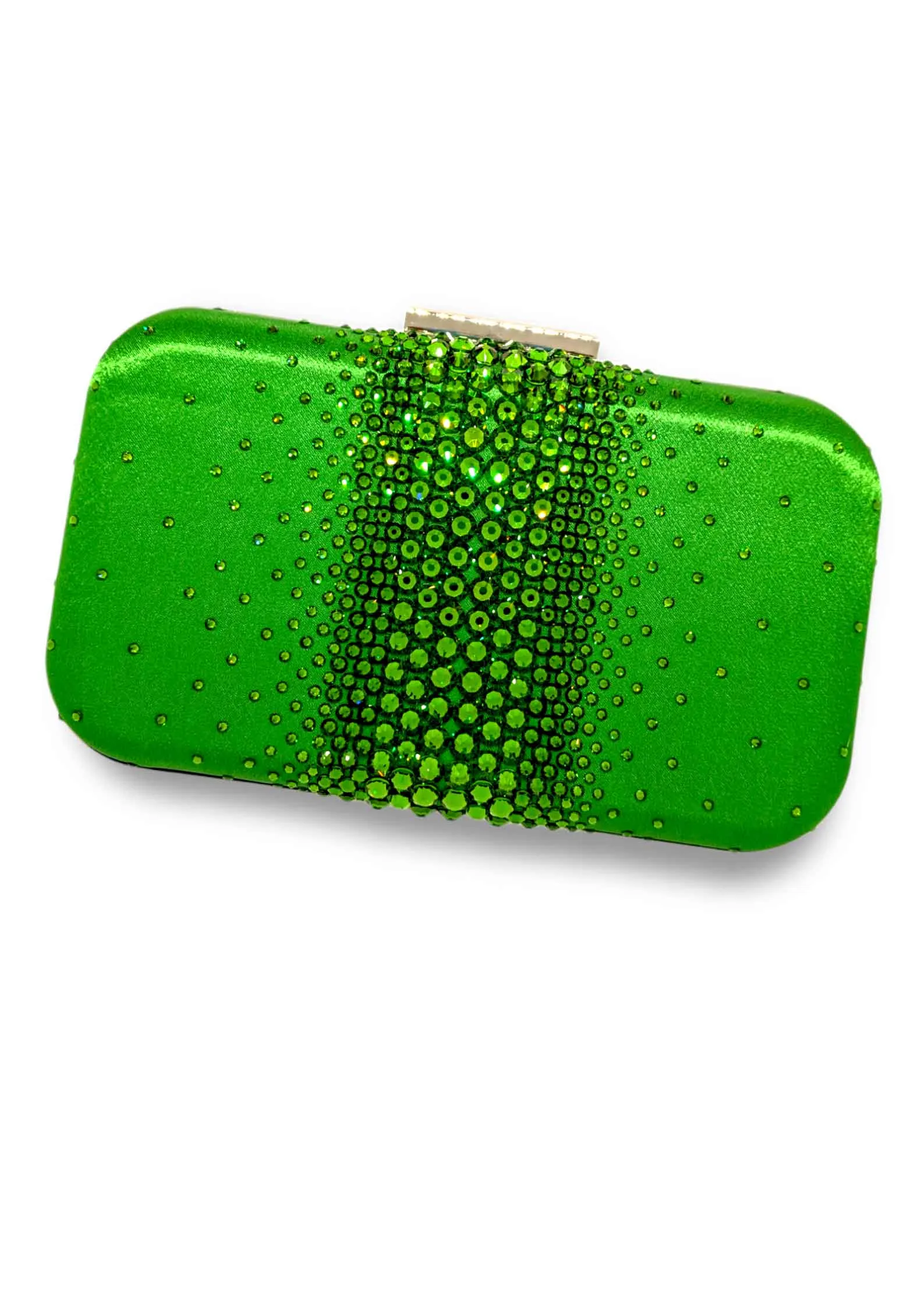 Ella Kelly Green Crystal Clutch