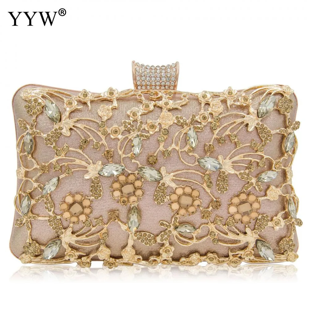 Evening Clutch Bag Party Wedding Crystal Clutches Purse for Women