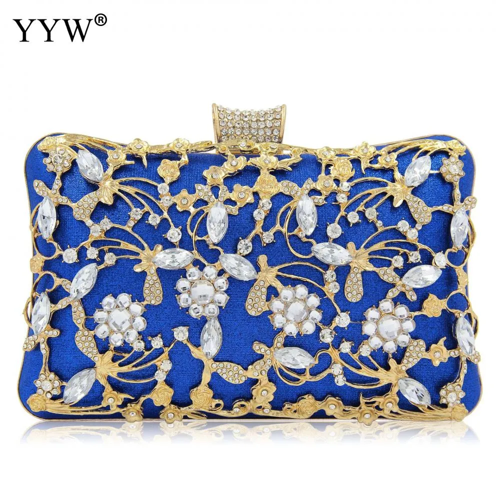 Evening Clutch Bag Party Wedding Crystal Clutches Purse for Women