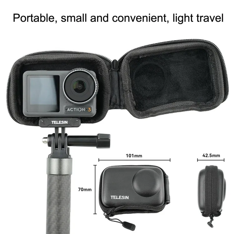 For DJI Osmo Action 3 TELESIN OA-BAG-002 Body Protective Bag Mini Storage Package Camera Accessories