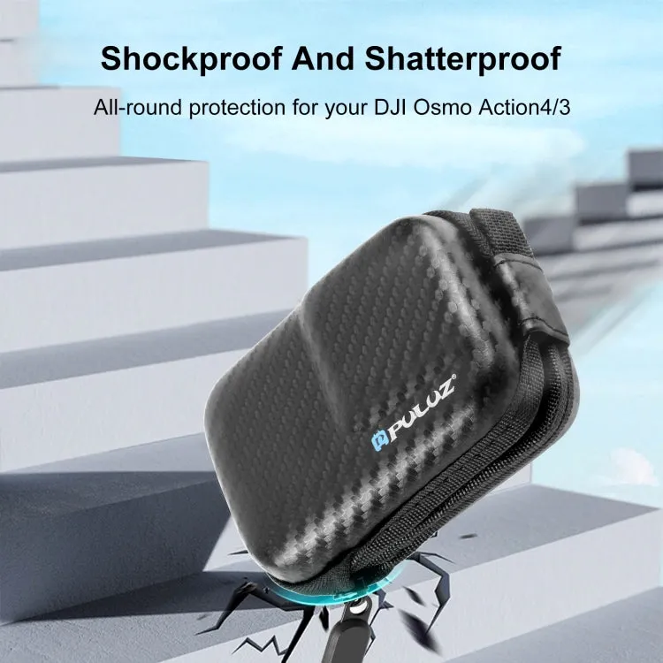 For DJI Osmo Action 5 Pro / 4 / 3 PULUZ Mini Body Bag Portable EVA Storage Bag (Black)