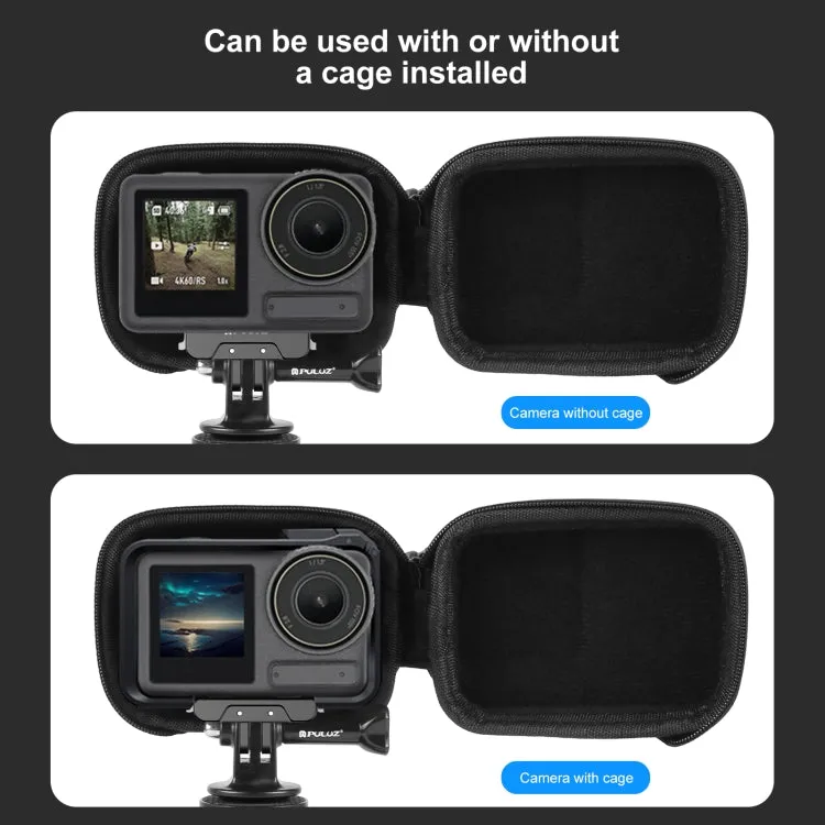 For DJI Osmo Action 5 Pro / 4 / 3 PULUZ Mini Body Bag Portable EVA Storage Bag (Black)