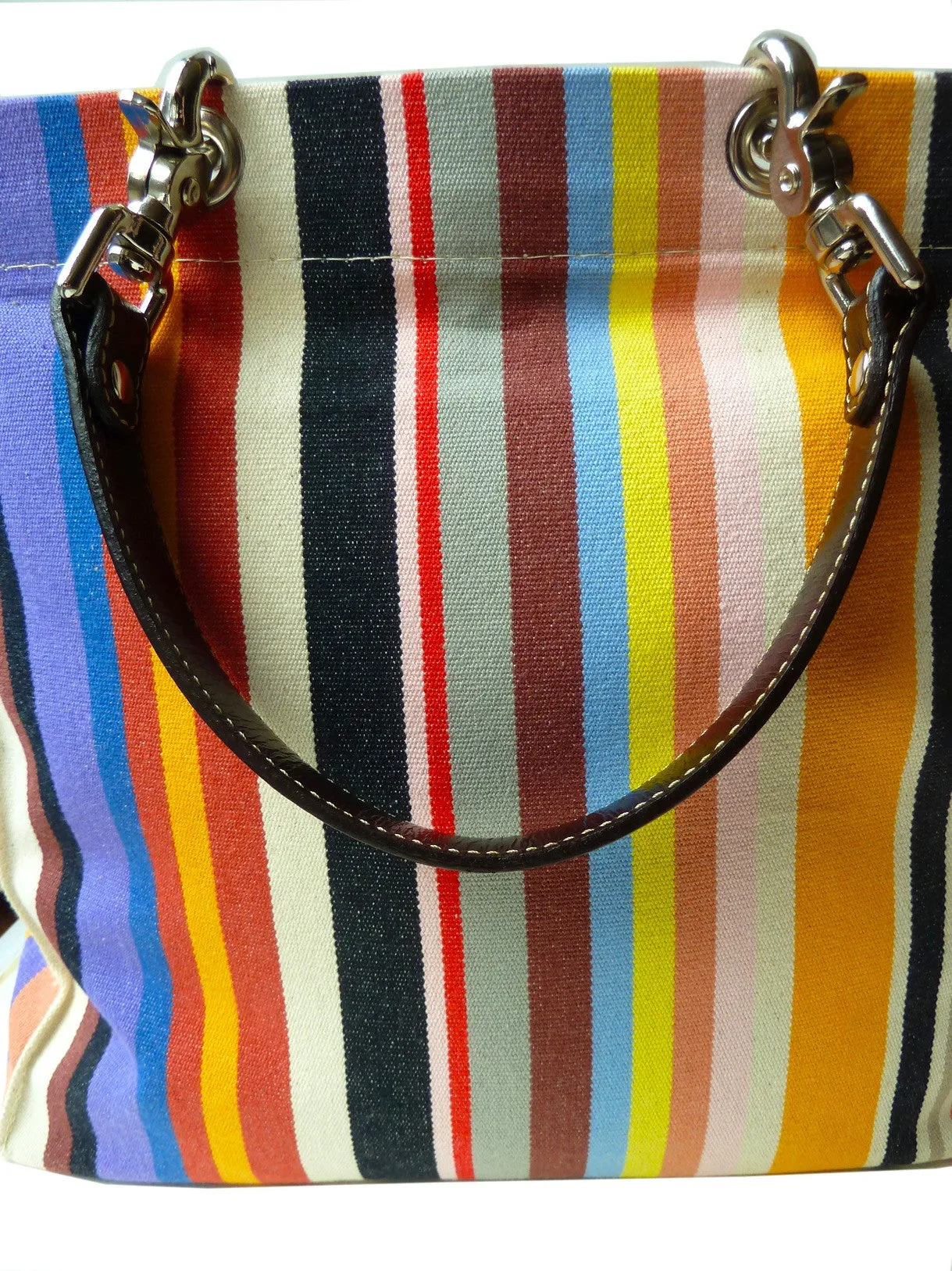 French Cotton Stripe Bags Multipstripe 2