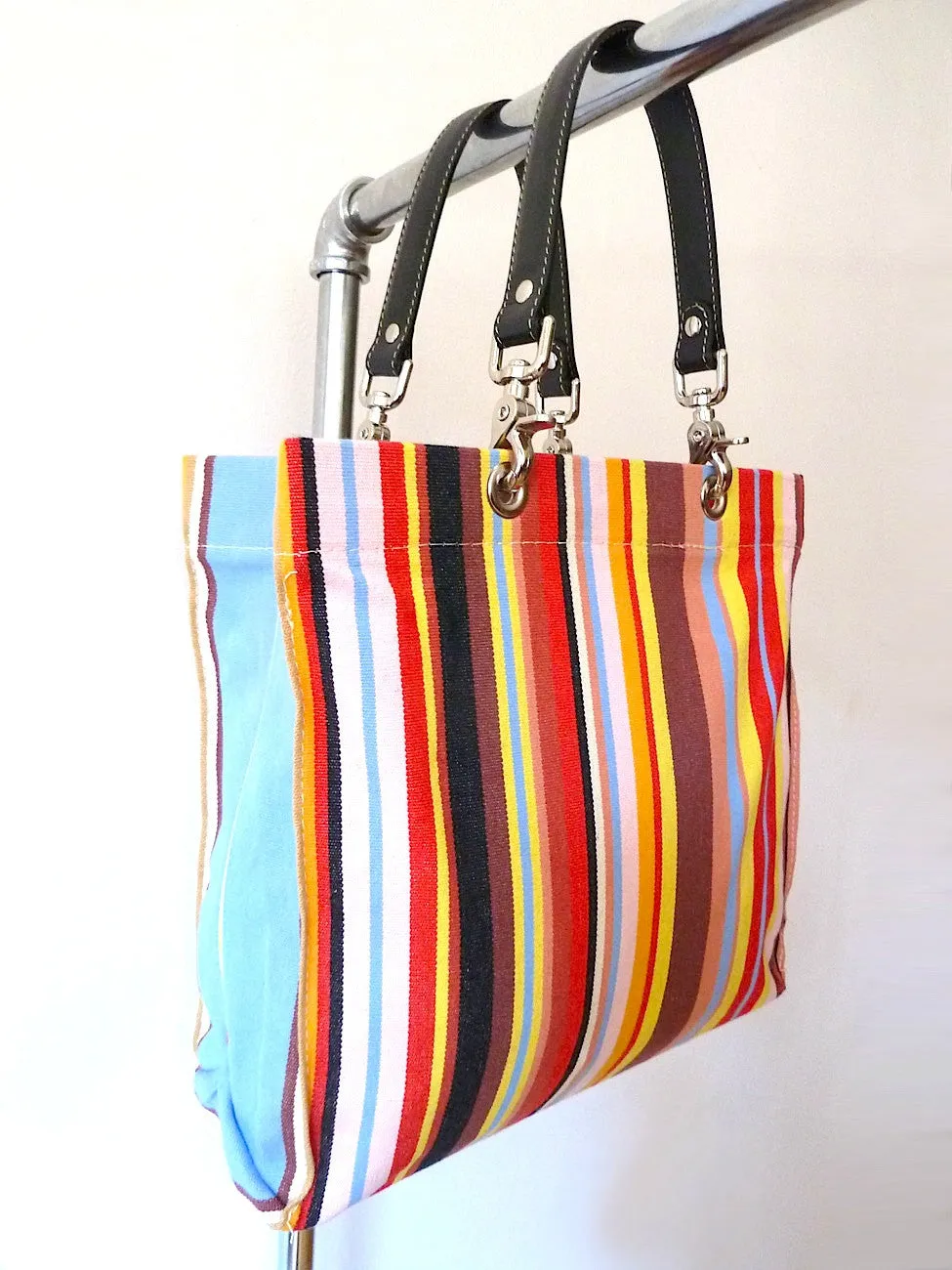 French Cotton Stripe Bags Multipstripe 2