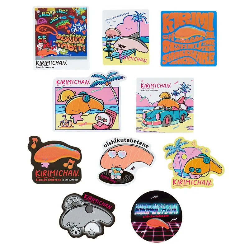 Kirimichan 10-Pc Sticker Pack (Summer Festival Forever Series)