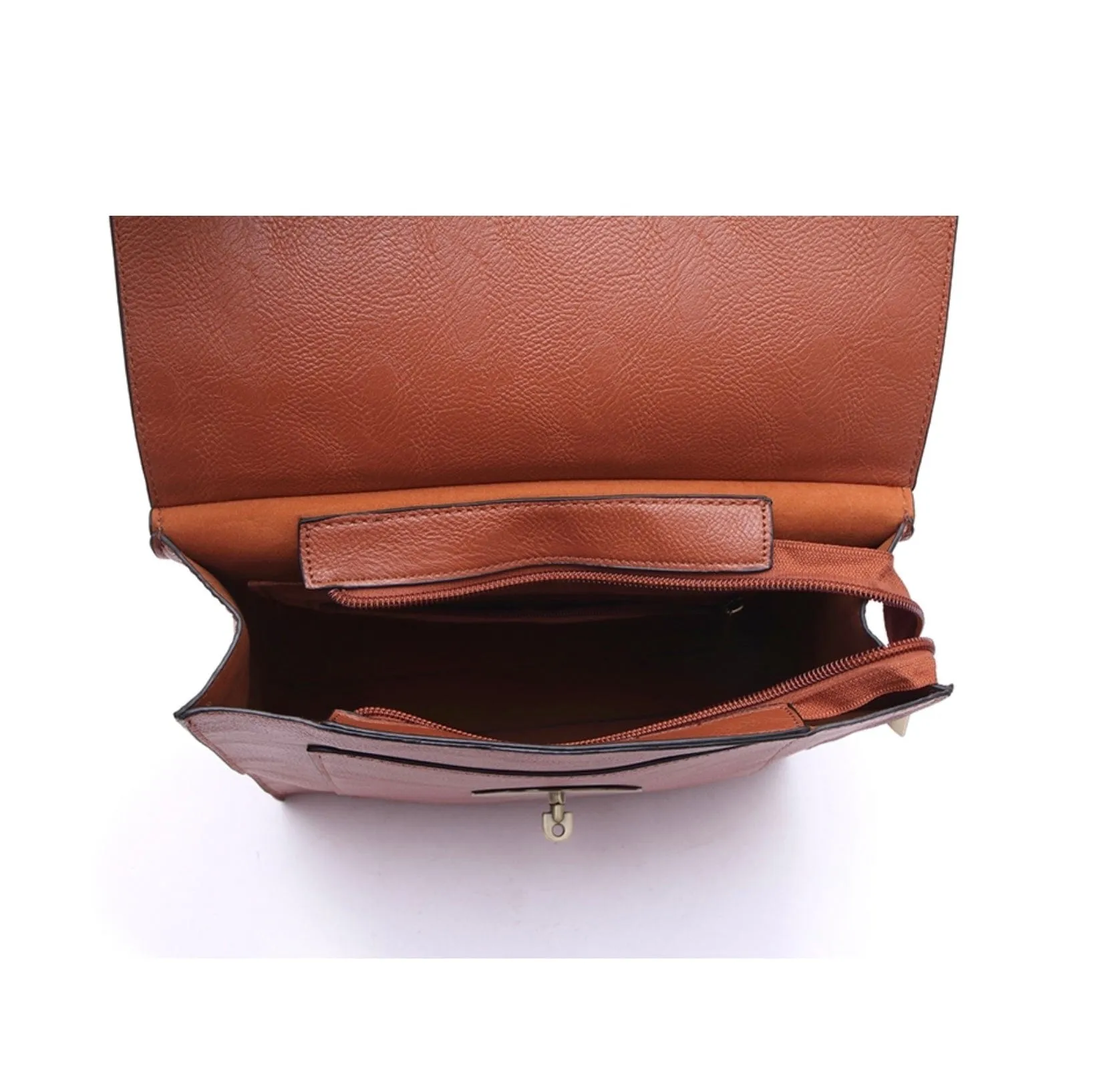 Large Tilly Messenger Crossbody Bag Grey