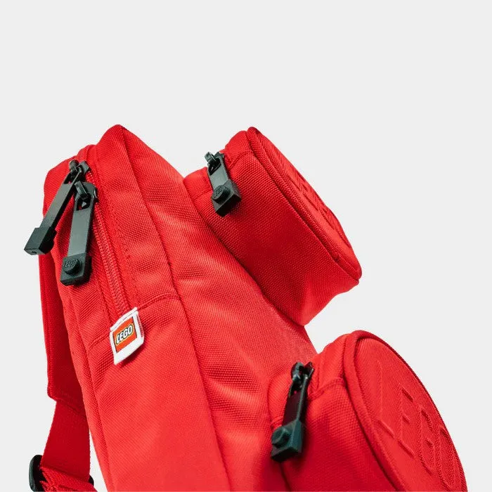 LEGO Brick 1x2 Sling Bag in Bright Red Color