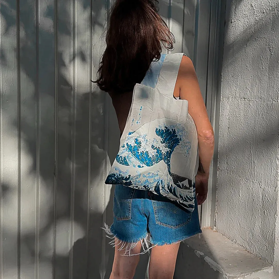 Loqi Hokusai Great Wave Recycled Bag