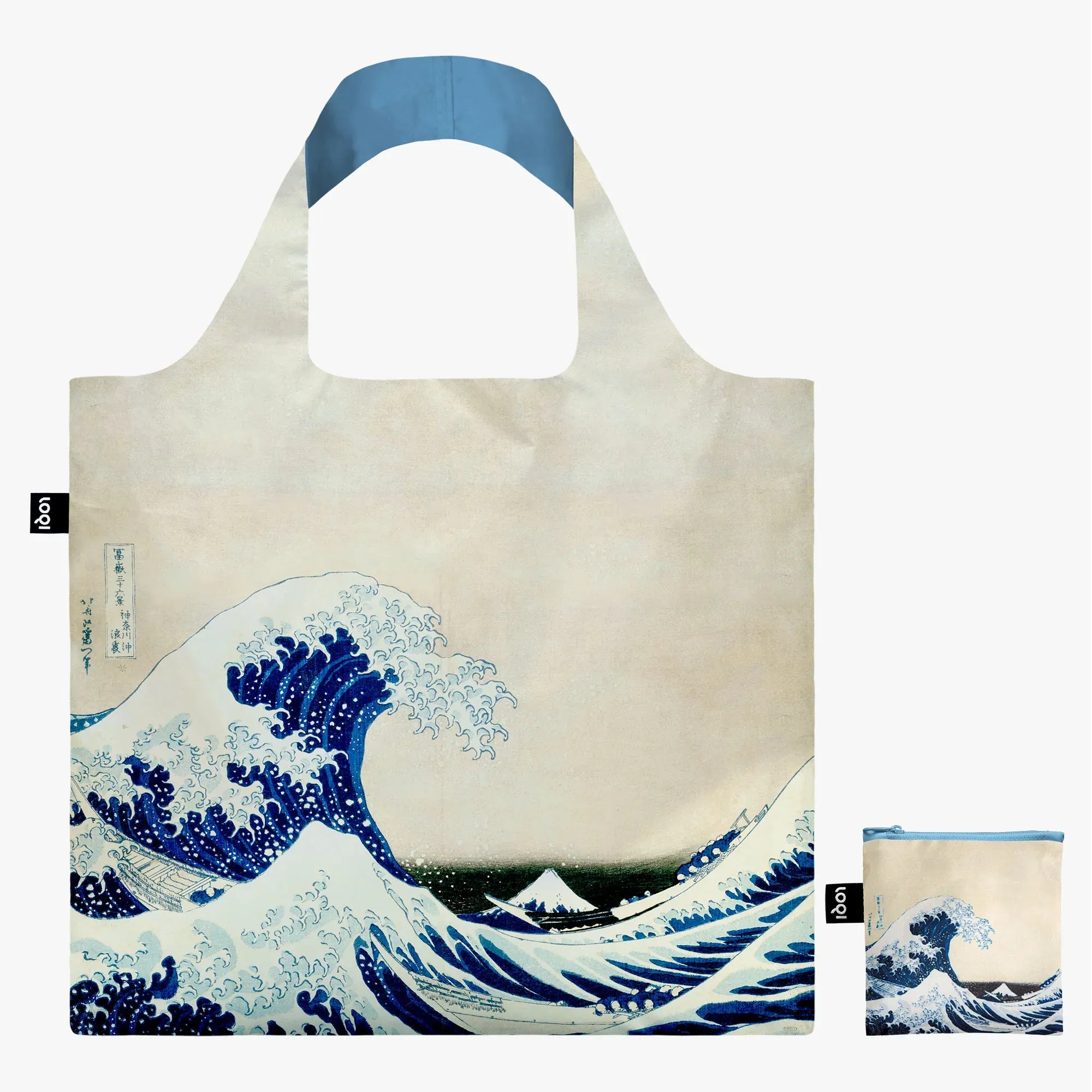 Loqi Hokusai Great Wave Recycled Bag