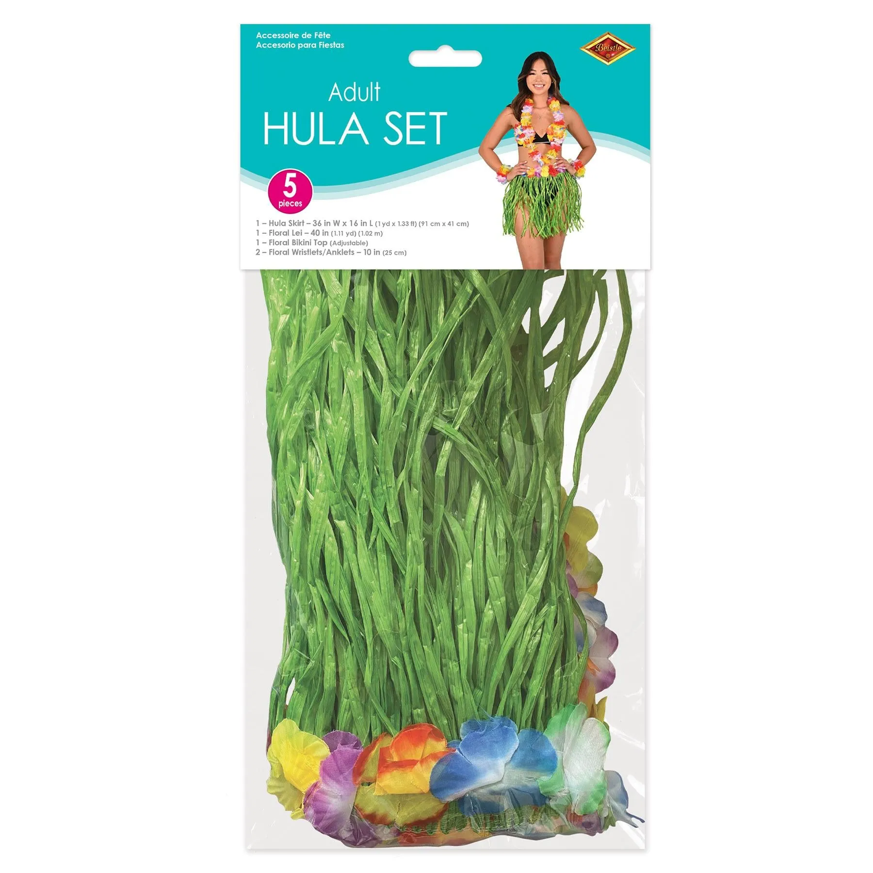 Luau Party Adult Hula Set (12 Packages)