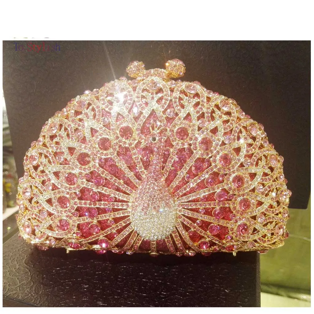 Luxury Crystal Evening Bag Women Chain handbags wedding Day Clutches