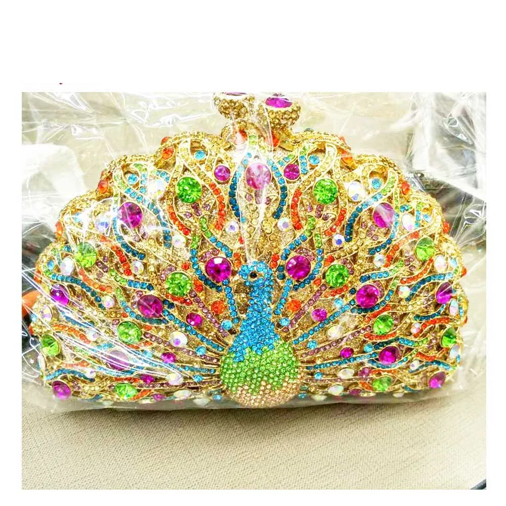 Luxury Crystal Evening Bag Women Chain handbags wedding Day Clutches