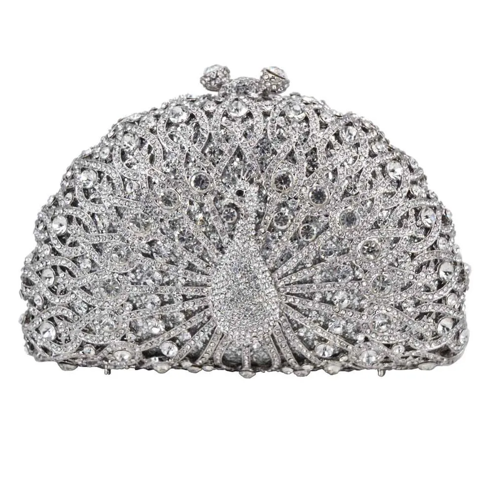 Luxury Crystal Evening Bag Women Chain handbags wedding Day Clutches