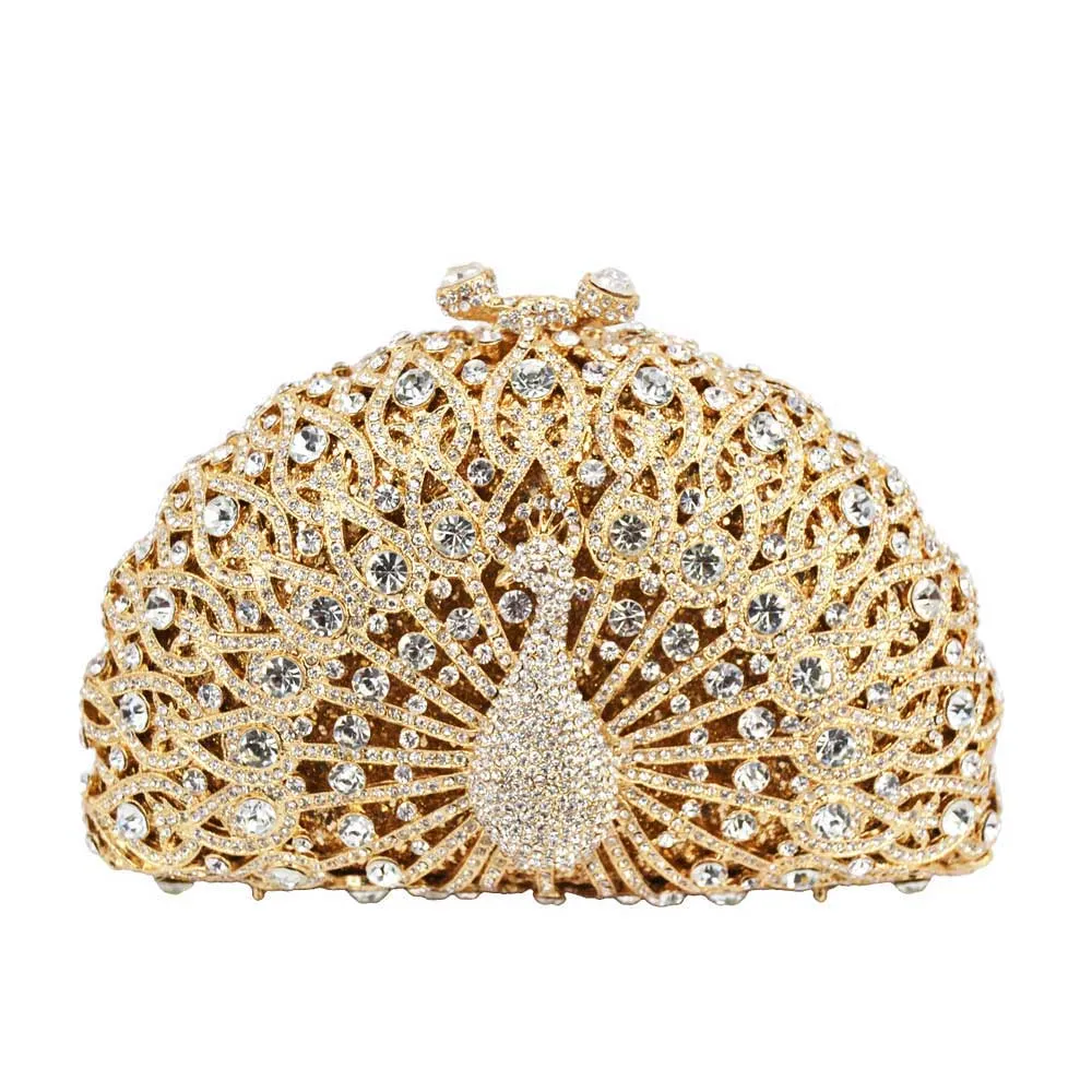 Luxury Crystal Evening Bag Women Chain handbags wedding Day Clutches
