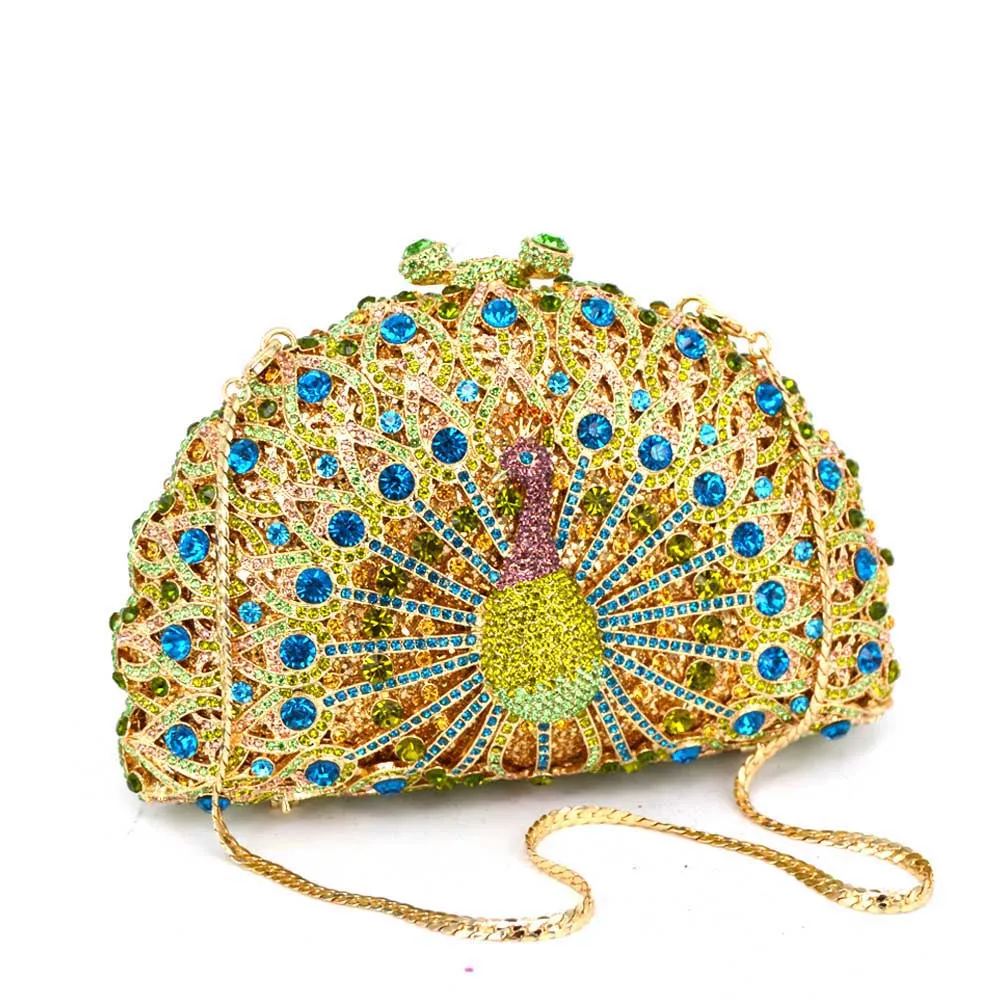 Luxury Crystal Evening Bag Women Chain handbags wedding Day Clutches