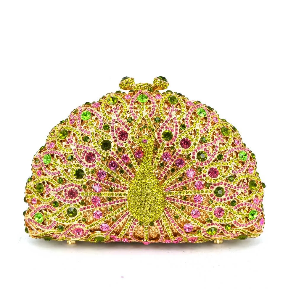 Luxury Crystal Evening Bag Women Chain handbags wedding Day Clutches