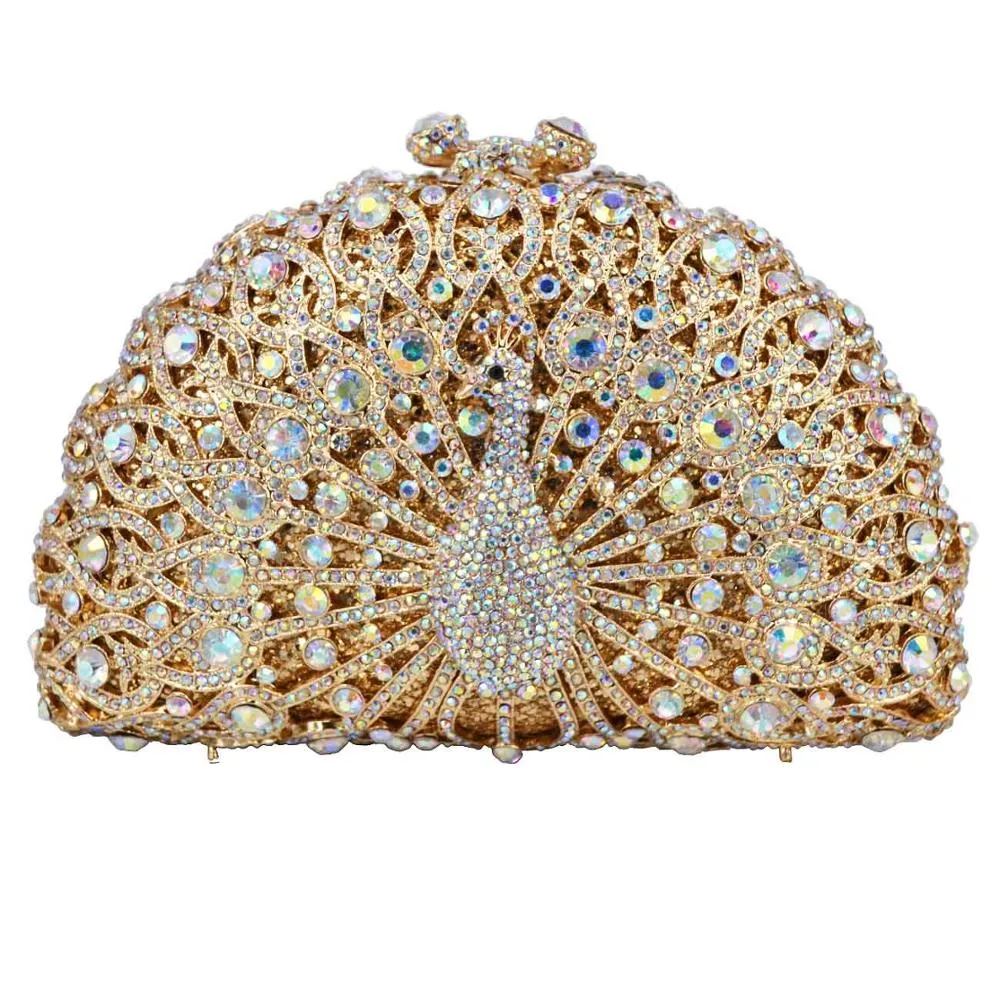 Luxury Crystal Evening Bag Women Chain handbags wedding Day Clutches