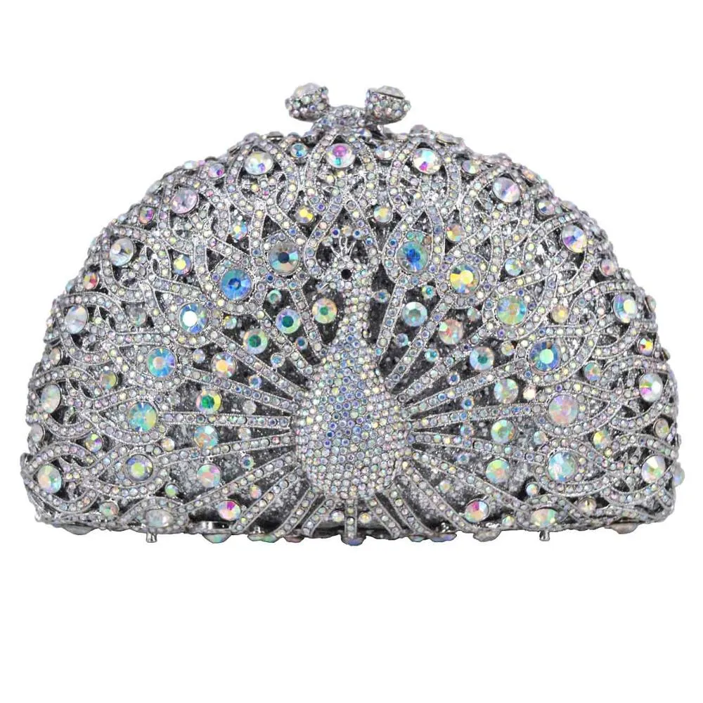 Luxury Crystal Evening Bag Women Chain handbags wedding Day Clutches