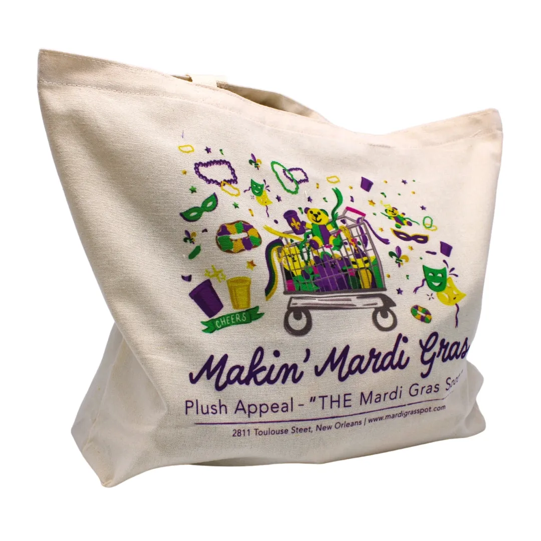 Makin' Mardi Gras Bag - 19" x 14" (Each)